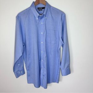 Ralph Lauren Black Label Button Down Shirt Men’s Sz 17 Slim Fit Stretch Non Iron